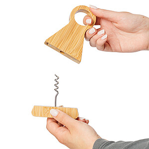 Wine bottle holder Vincio | Recycled bamboo