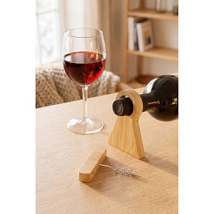 Wine bottle holder Vincio | Recycled bamboo