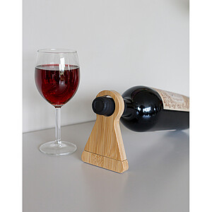 Wine bottle holder Vincio | Recycled bamboo