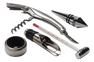 Wine set in gift boxBrown