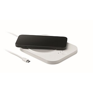 Wireless charger mug warmer set, white