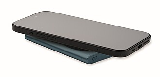 Wireless charger power bank, blue