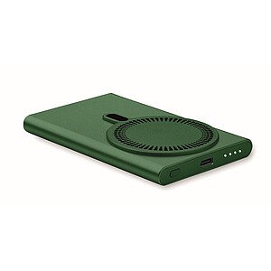 Wireless charger power bank, dark green
