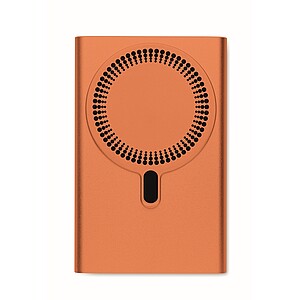 Wireless charger power bank, orange