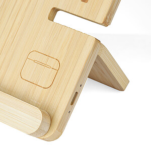 Wireless charger Tribu | Recycled bamboo | 3-in-1