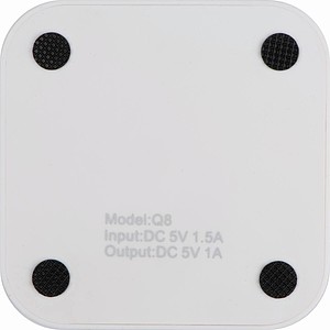 Wireless charger with 2 USB ports
