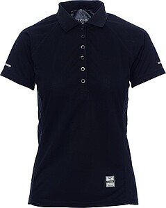 Women’ s short-sleeved polo shirt PAYPER TRAINING LADY, black, size M