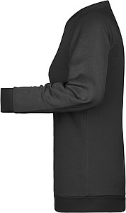 Women s sweatshirt James Nicholson, black, M