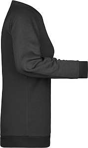 Women s sweatshirt James Nicholson, black, S