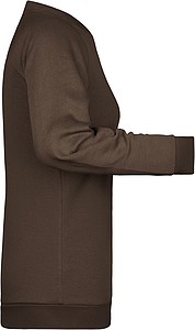 Women s sweatshirt James Nicholson, brown, XS