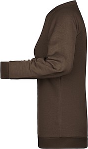 Women s sweatshirt James Nicholson, brown, XS