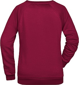 Women s sweatshirt James Nicholson, burgundy, XS