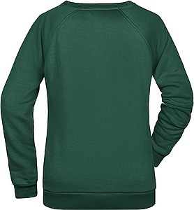 Women s sweatshirt James Nicholson, dark green, L