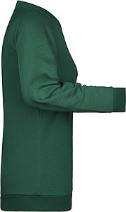 Women s sweatshirt James Nicholson, dark green, XL