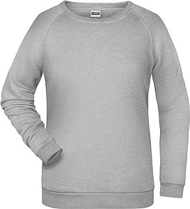 Women s sweatshirt James Nicholson, dark grey melange, XL