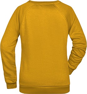 Women s sweatshirt James Nicholson, dark yellow, L