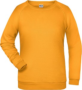 Women s sweatshirt James Nicholson, dark yellow, S