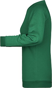 Women s sweatshirt James Nicholson, light green, XS