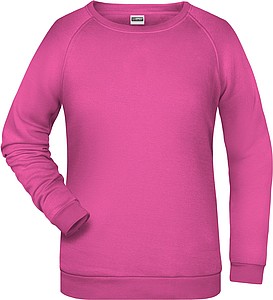 Women s sweatshirt James Nicholson, pink, M