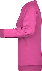 Women s sweatshirt James Nicholson, pink, M