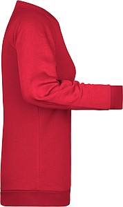 Women s sweatshirt James Nicholson, red, 3XL