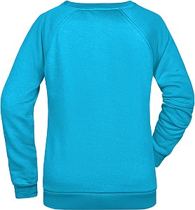 Women s sweatshirt James Nicholson, turquise, XXL