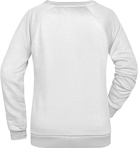 Women s sweatshirt James Nicholson, white, M