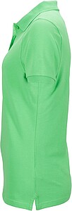 Womens elastic pique polo James Nicholson, lime green, XXL