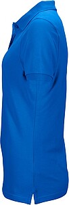 Womens elastic pique polo James Nicholson, royal blue, XXL