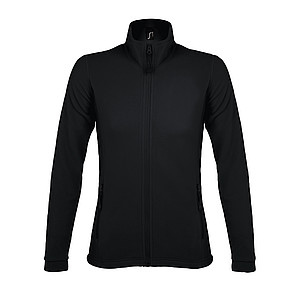 WOMENS MICRO FLEECE ZIPPED JACKET NOVA WOMEN, BLACK, M