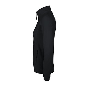 WOMENS MICRO FLEECE ZIPPED JACKET NOVA WOMEN, BLACK, M