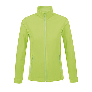WOMENS MICRO FLEECE ZIPPED JACKET NOVA WOMEN, NEON GREEN, M