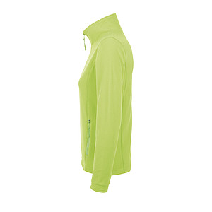 WOMENS MICRO FLEECE ZIPPED JACKET NOVA WOMEN, NEON GREEN, M