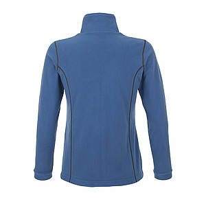 WOMENS MICRO FLEECE ZIPPED JACKET NOVA WOMEN, SLATE BLUE/GREY, L