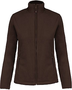 Womens microfleece sweatshirt KARIBAN, brown, S
