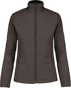 Womens microfleece sweatshirt KARIBAN, dark khaki green, S