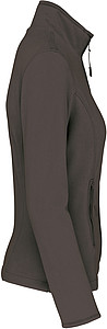 Womens microfleece sweatshirt KARIBAN, dark khaki green, S