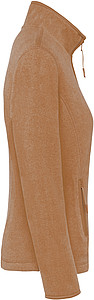 Womens microfleece sweatshirt KARIBAN, light brown, S