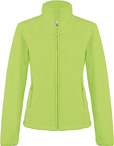 Womens microfleece sweatshirt KARIBAN, neon yellow, S