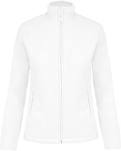 Womens microfleece sweatshirt KARIBAN, white, S