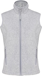 Womens microfleece vest KARIBAN, anthracite, S