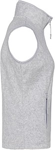 Womens microfleece vest KARIBAN, anthracite, XXL