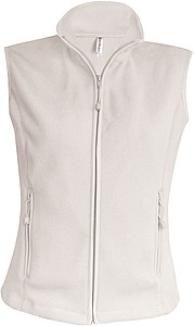 Womens microfleece vest KARIBAN, beige, S