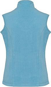 Womens microfleece vest KARIBAN, blue melange, S