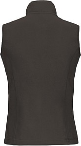 Womens microfleece vest KARIBAN, dark grey, L