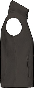 Womens microfleece vest KARIBAN, dark grey, L