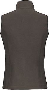Womens microfleece vest KARIBAN, dark khaki, XXL