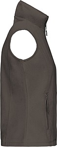 Womens microfleece vest KARIBAN, dark khaki, XXL