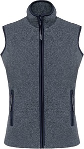 Womens microfleece vest KARIBAN, dark navy, L
