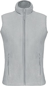 Womens microfleece vest KARIBAN, light grey, L